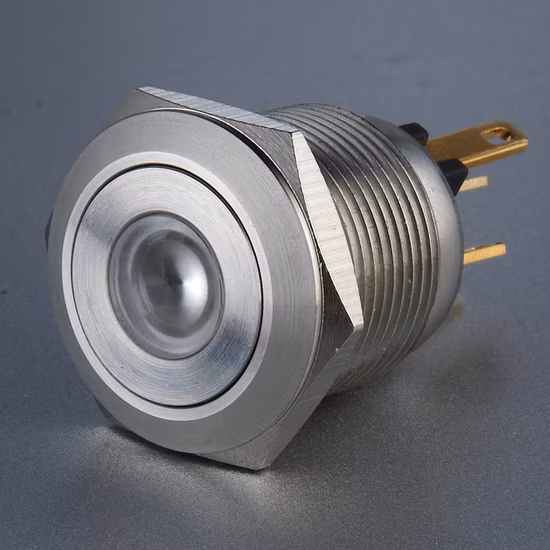 16mm LED Latching Momentary Normally Open Power Switch Push Button