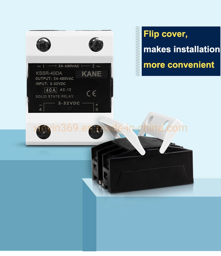 Kssr-10da 1 Phase DC to AC SSR Relay Solid State Module Relay