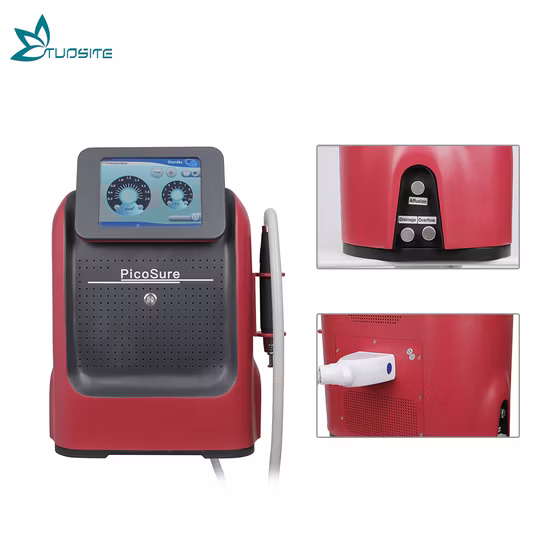 Tragbare Tattoo Black Doll Removal ND YAG Pikosekunden-Lasermaschine