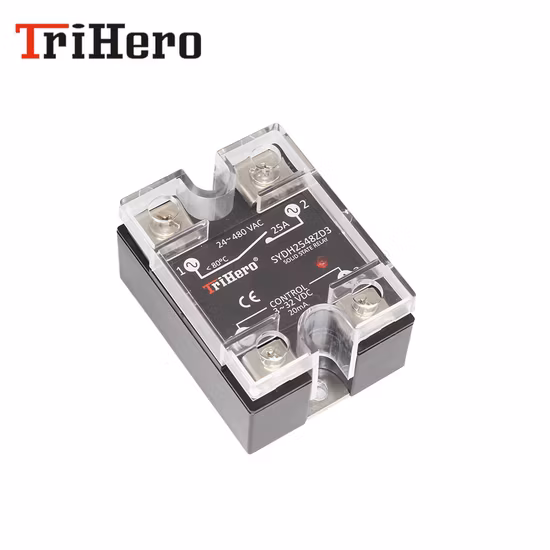 25 A DC/AC einphasiges Halbleiterrelais SSR